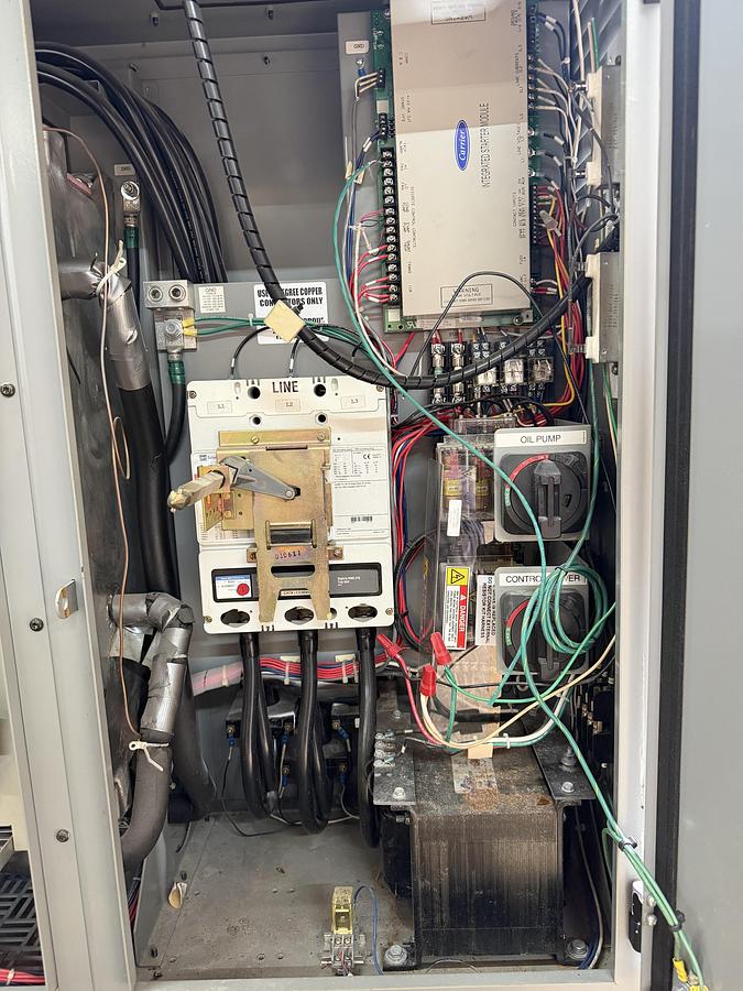 Used SQUARE D I-LINE PANELBOARD HCW3268-12N 1200 AMP 600 VAC 42-SLOT HC4268DB 42" X 68"