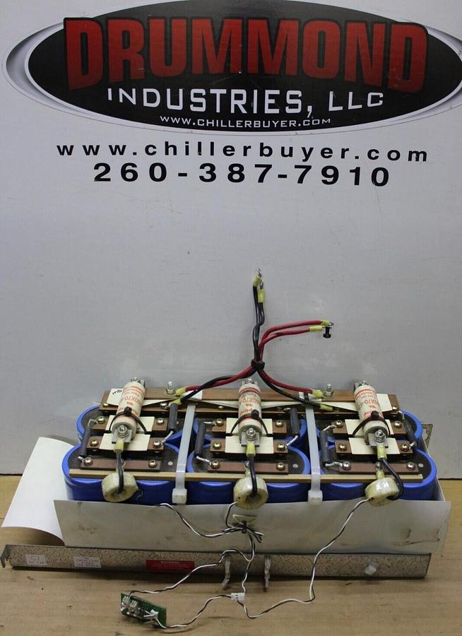 Used NIPPON CHEMI-CON CAPACITOR BANK U36D292 120110008-001 5800 uF 300 VOLT