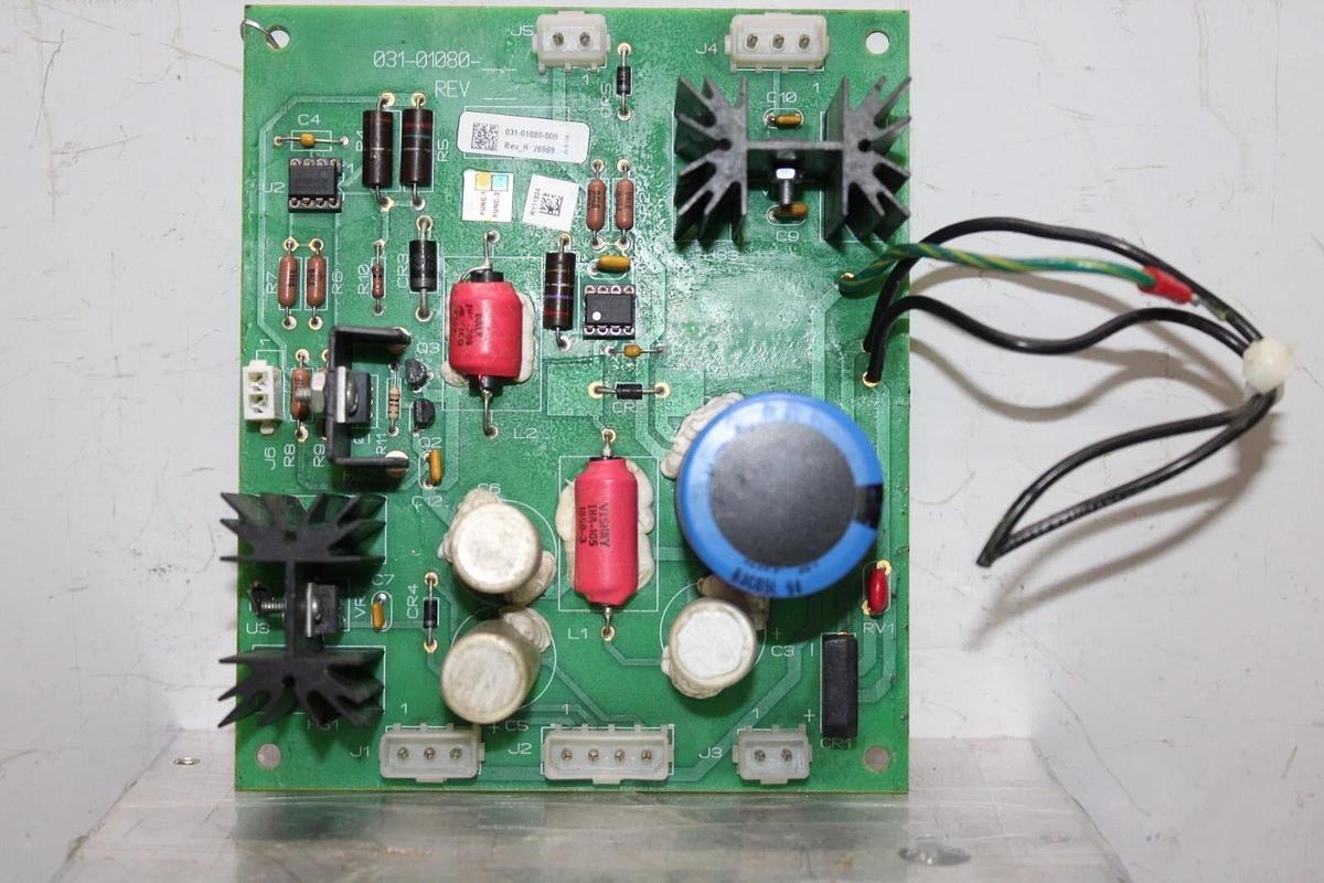 Used YORK POWER SUPPLY CIRCUIT BOARD 031-01080-000 REV. H **WARRANTY INCLUDED**