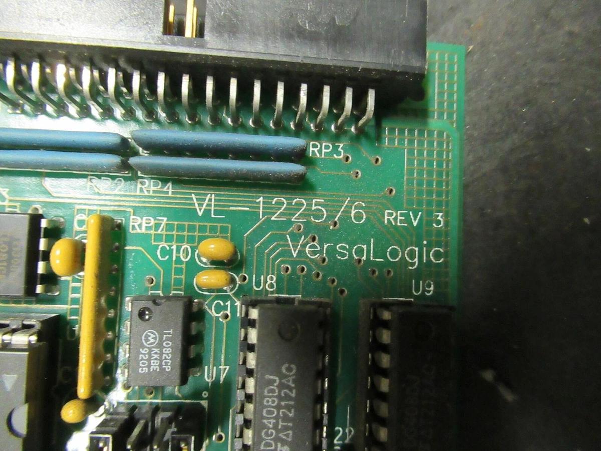 Used VERSALOGIC VL-1225/6 REV. 3 ANALOG INPUT/OUTPUT BOARD **WARRANTY INCLUDED**