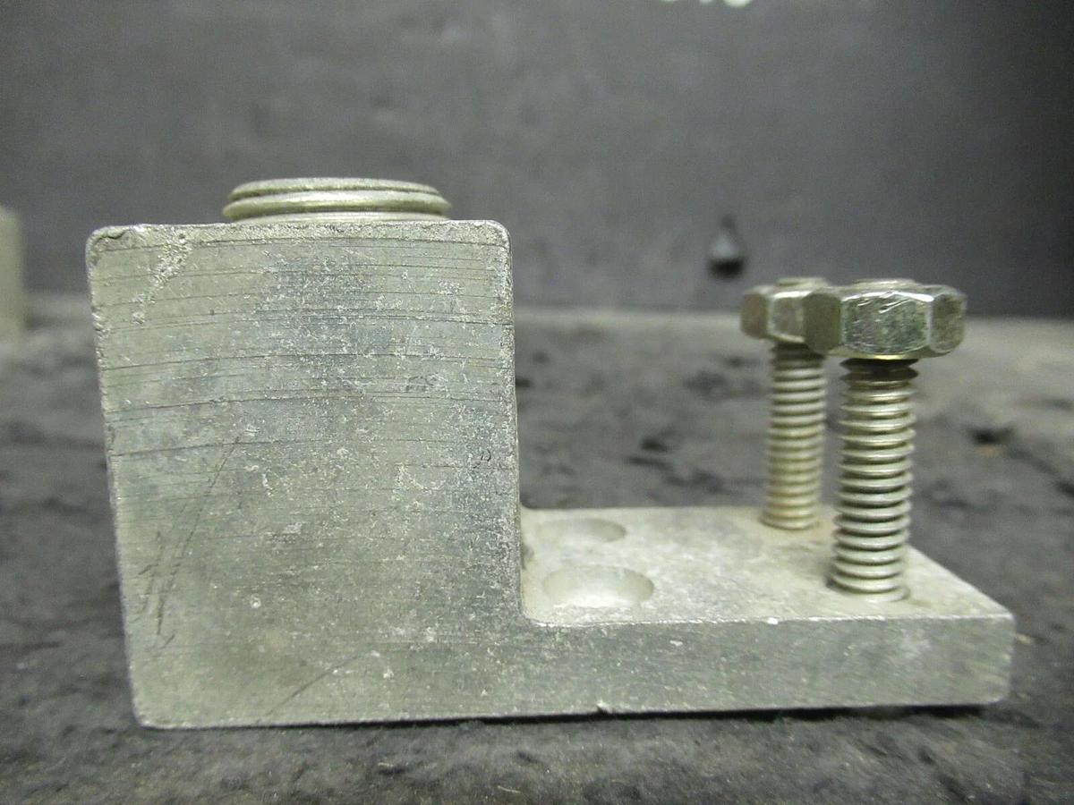 Used (3) MARATHON 97475 1 BARREL MECHANICAL WIRE CONNECTOR LUG TAP 500MCM - #4 POSTS