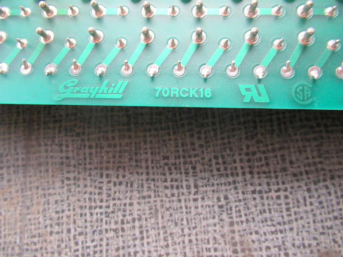 Used GRAYHILL I/O CIRCUIT BOARD 70RCK16 **WARRANTY INCLUDED**
