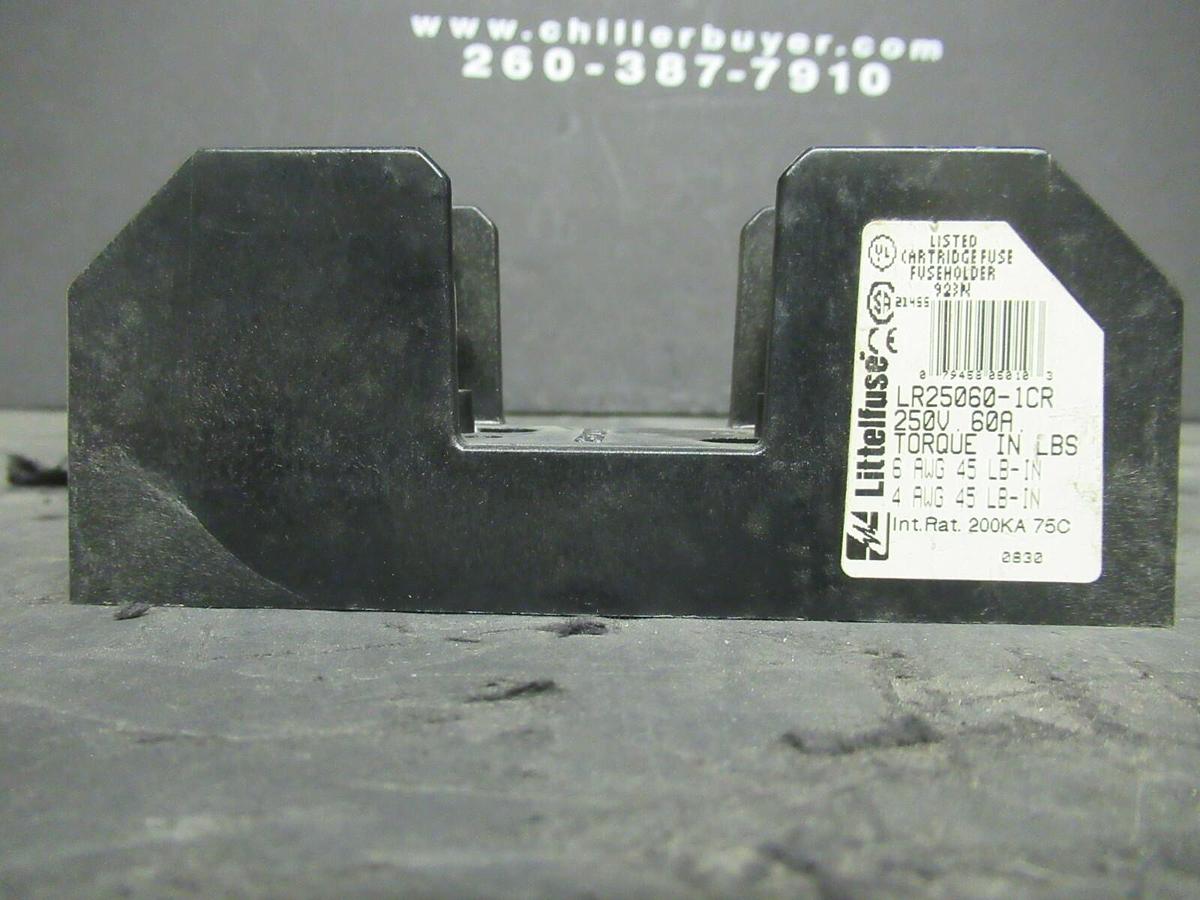 Used LITTELFUSE FUSE HOLDER LR25060-1CR FOR 60 AMP 250 V FUSES **WARRANTY**