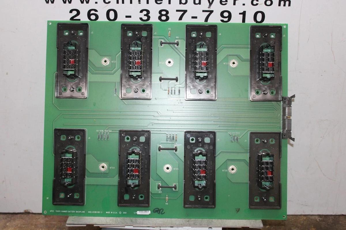 Used APCC THORS HAMMER BATTERY BACKPLANE CIRCUIT BOARD 640-4113B REV. 3