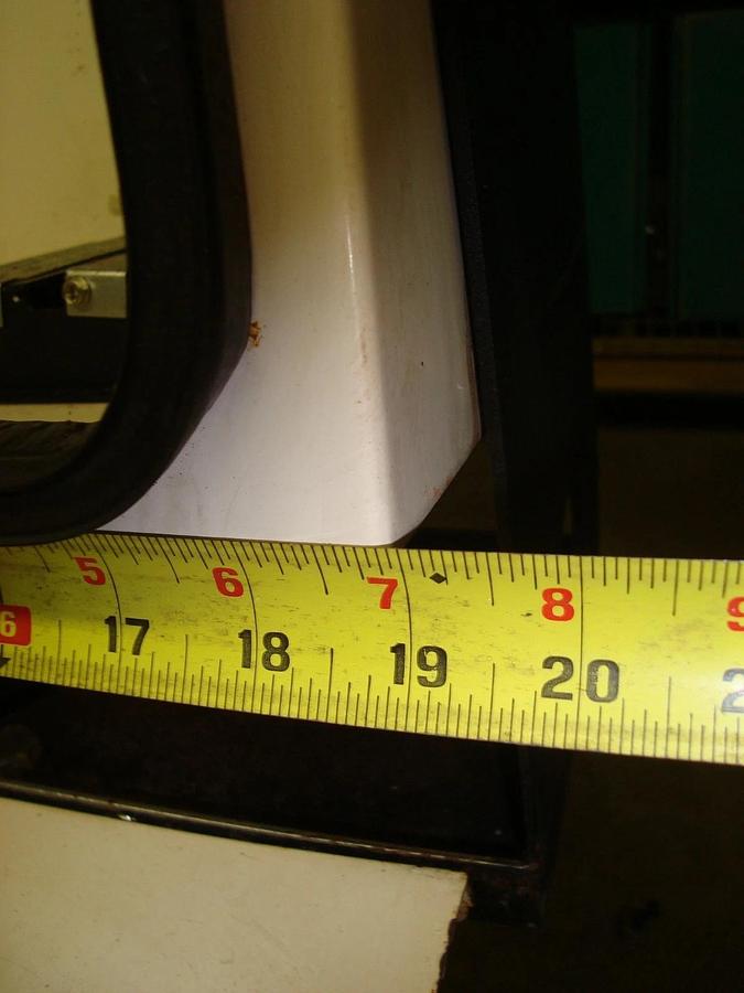 Used OPERATOR INTERFACE ENCLOSURE 4 FT FLAT PANEL STYLE INDUSTRIAL COMPUTER STAND