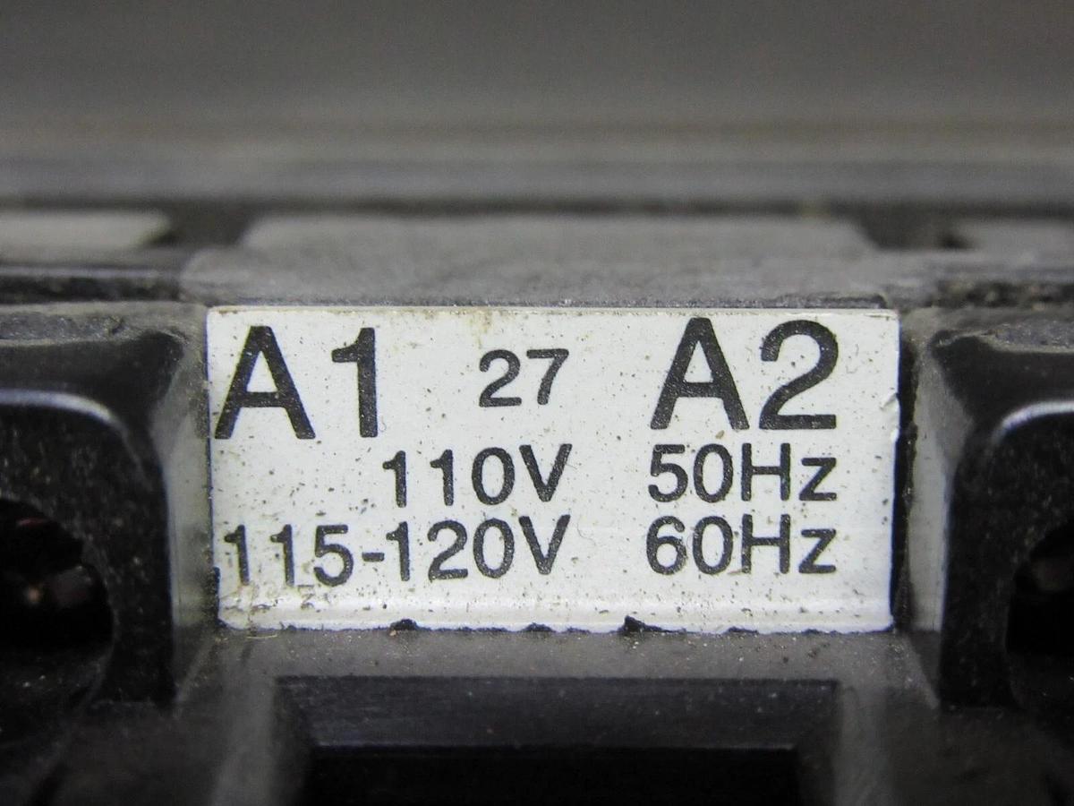 Used ABB CONTACTOR A95 125 AMP 600 VAC 75 HP 3-PHASE 3-POLE COIL: 110/120 VOLT