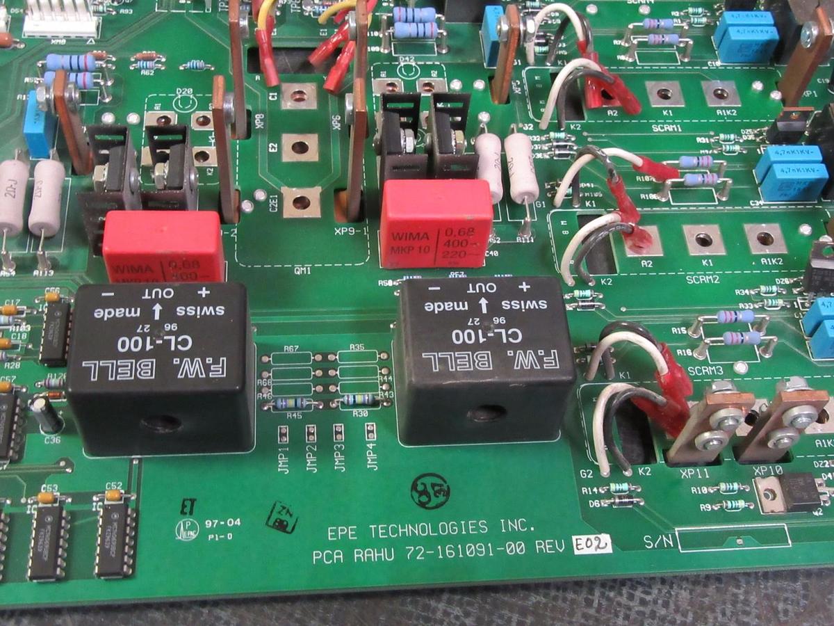 Used EPE TECHNOLOGIES PCA RAHU CIRCUIT BOARD ASSEMBLY 72-161091-00 REV E02