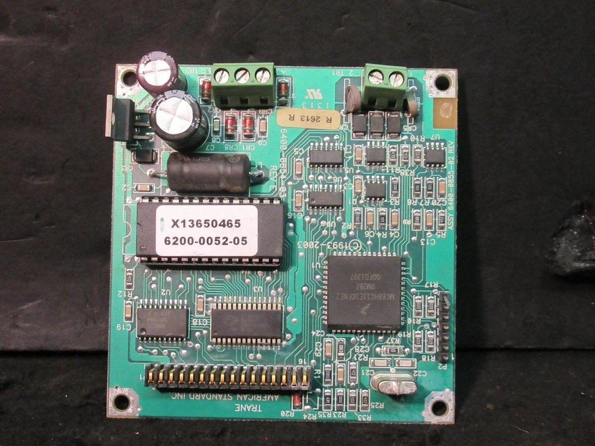 Used TRANE CHILLER CONTROL CIRCUIT BOARD X13650465 6400-0855-02 6400-0854-03 REV E