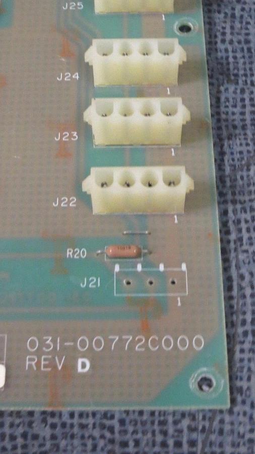 Used YORK CHILLER START CARD CIRCUIT BOARD MODEL: 031-00772C000 REV D **WARRANTY**