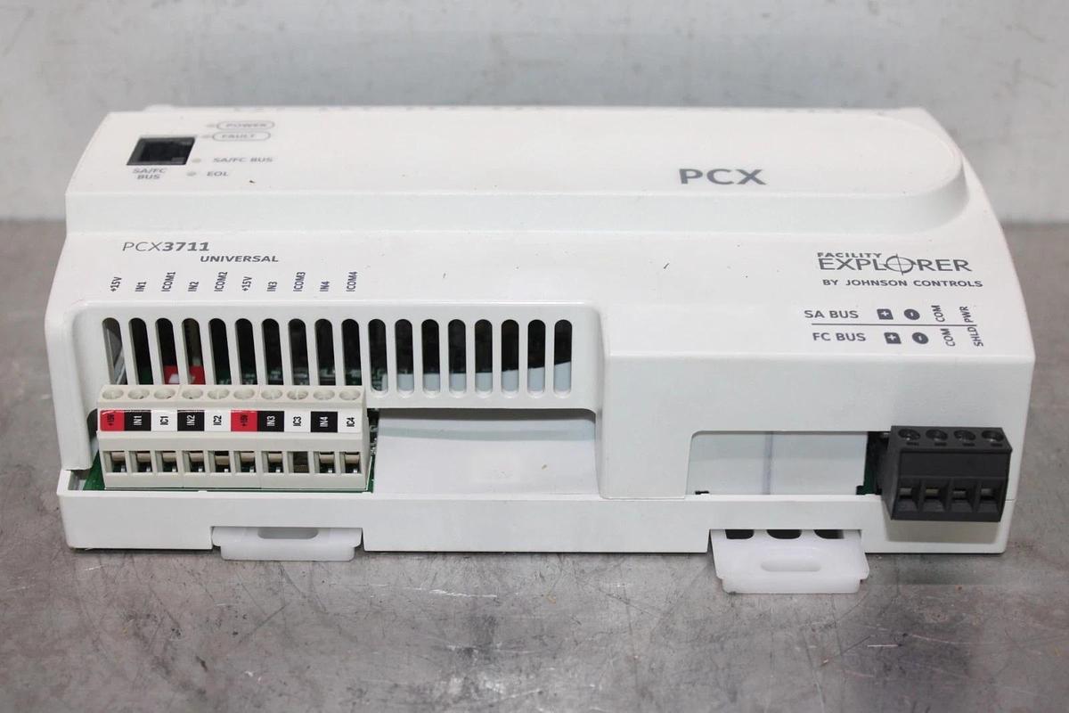 Used JOHNSON CONTROLS PCX UNIVERSAL CONTROLLER PCX3711 FX-PCX3711-0 REV. U
