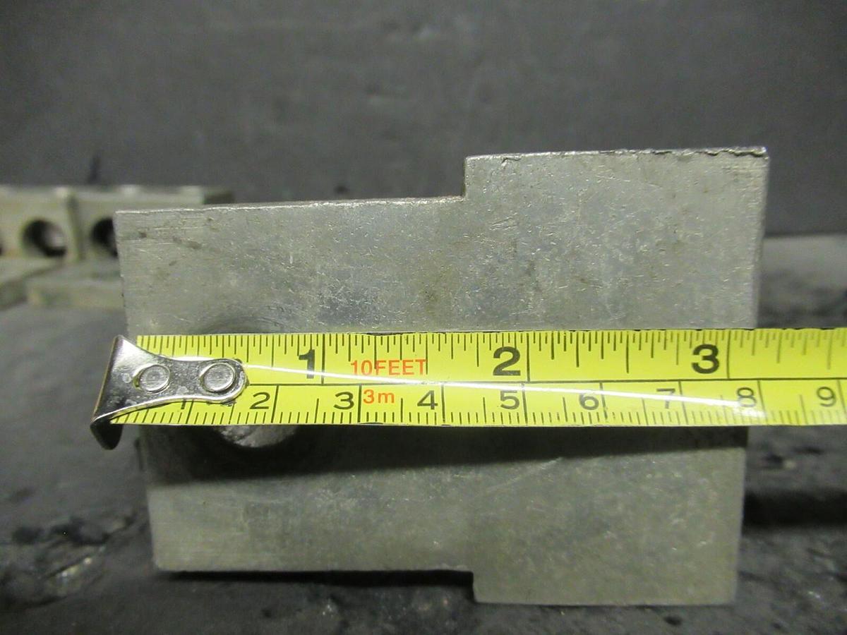 Used (3) QTY BURNDY K2A36U 2 (DOUBLE) BARREL MECHANICAL CONNECTOR LUG TAP 600MCM - 2