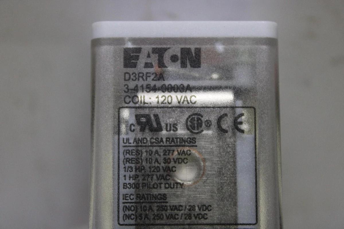 Used EATON GENERAL PURPOSE RELAY D3RF2A 3-4154-0003A