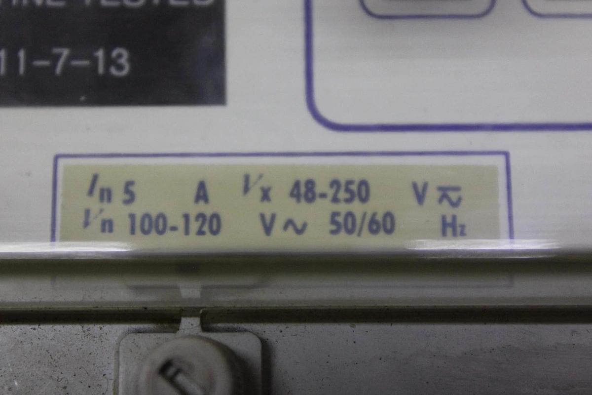 Used ALSTOM TRANSFORMER DIFFERENTIAL PROTECTION RELAY KCBH 120/240 VOLT 5 AMP