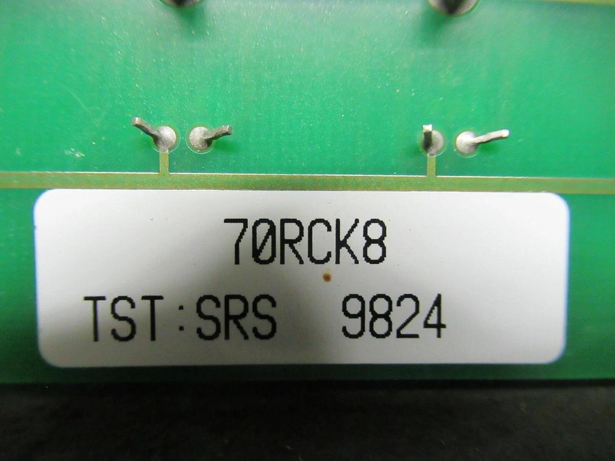 Used GRAYHILL RELAY BOARD I/O RACK 70RCK8 70AD3238 REV D TST: SRS 9824 * WARRANTY *