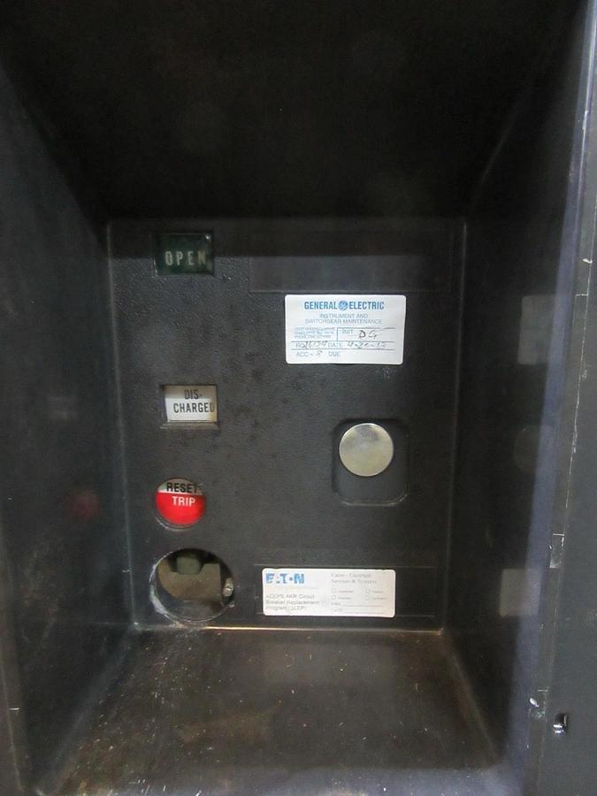 Used GE AKR 1600 AMP BREAKER AKR-8D-50-H1 MICRO VERSA TRIP A216LSGMR 1600A GROUND LSG