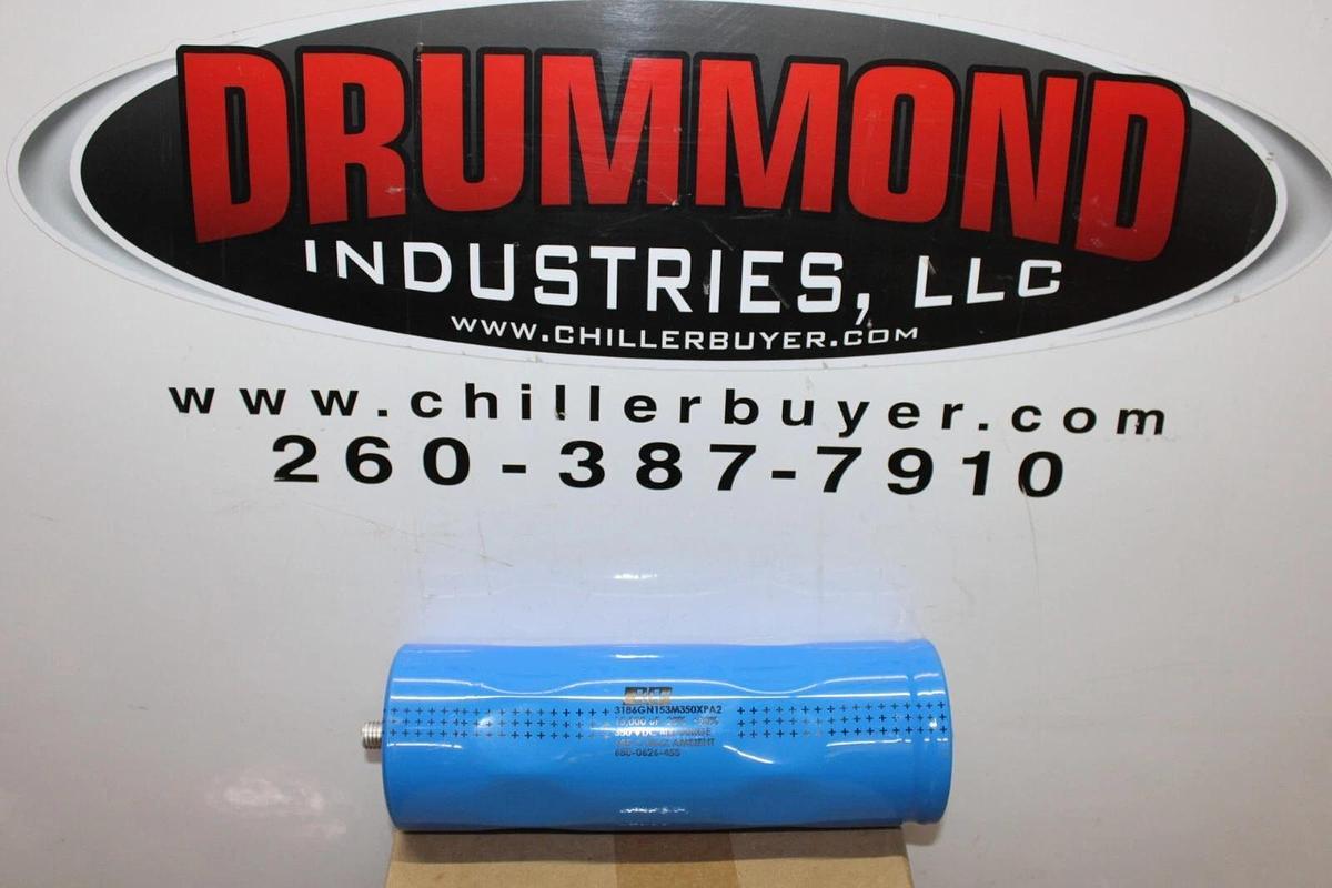 Used BC CAPACITOR 3186GN153M350XPA2 658-0626-455 350 VDC 400 SURGE 15000uF ± 20%