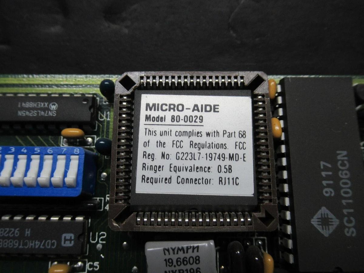 Used MICRO AIDE 300/1200/2400 MODEM SERIAL PORT 80-0029-2400
