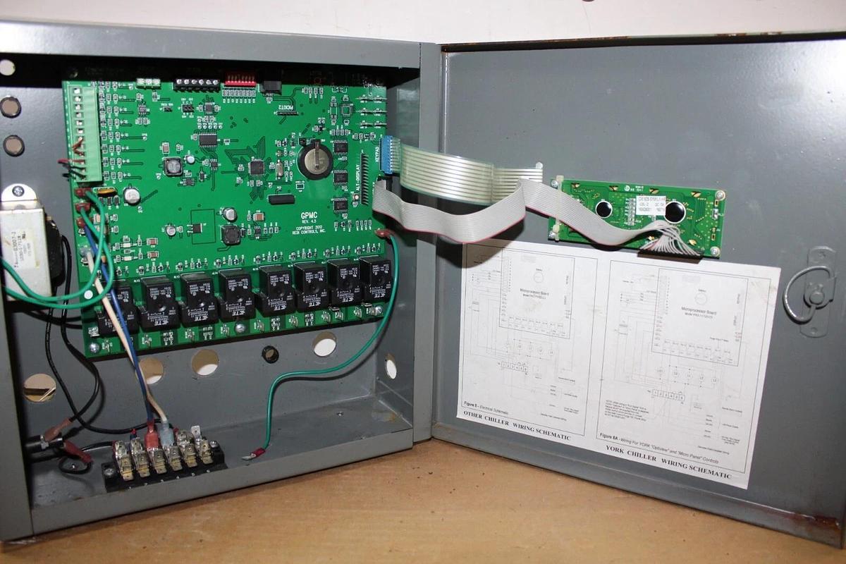 Used REDI-CONTROLS REDI-PURGE PRG-11/123-C3 HVAC CONDENSER PANEL 115V 1-PHASE