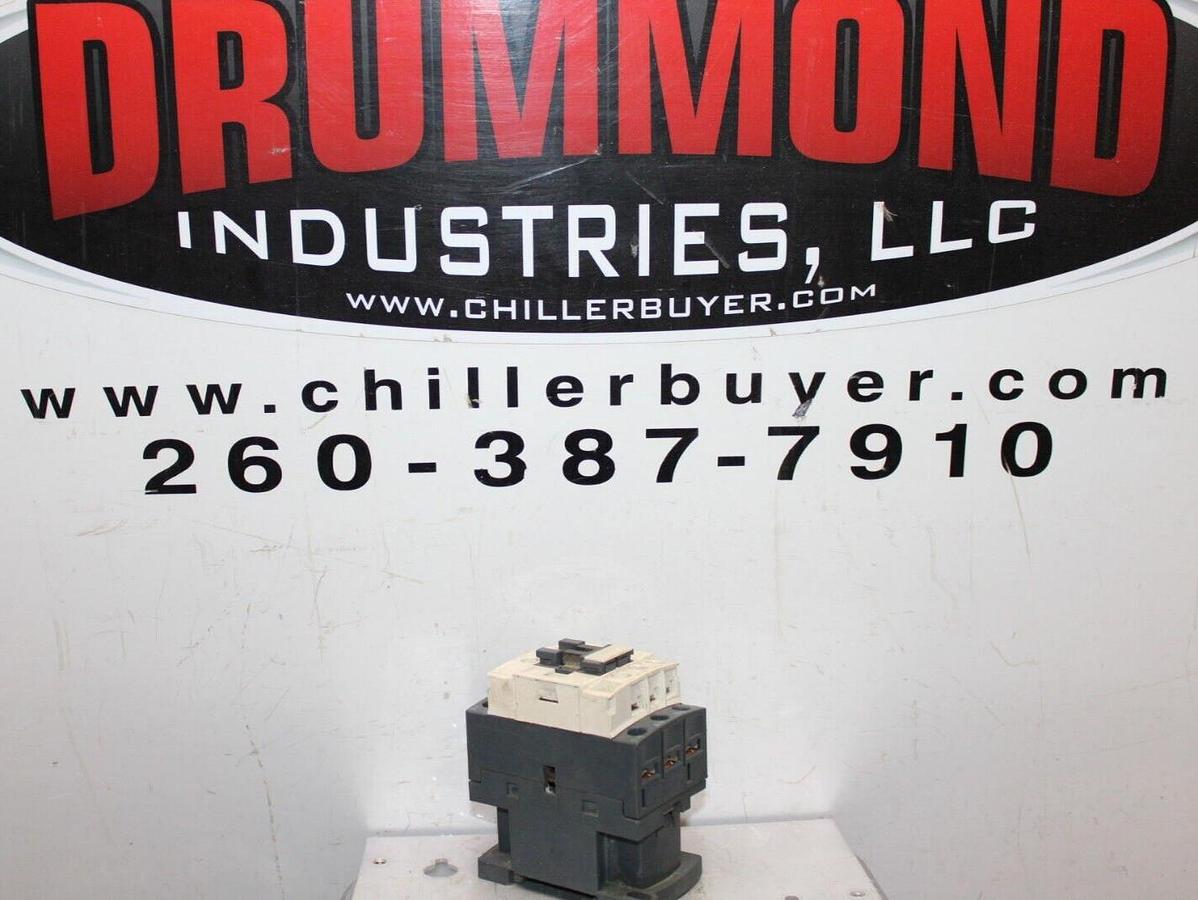 Used SCHNEIDER CONTACTOR LC1D18 32 AMP 600 VAC 3-POLE 3-PHASE 10 KW COIL: 110V