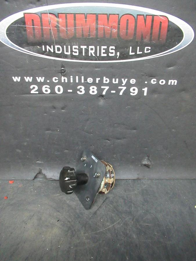 Used ELECTROSWITCH SERIES 31 CONTROL SWITCH 3109C 3-PHASE 125-600 VAC 10-3 AMP