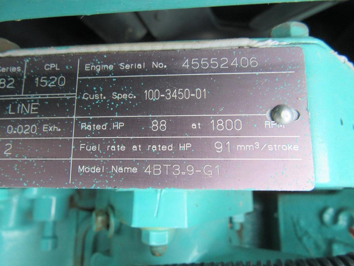 Used 40 KW 50 KW DIESEL GENERATOR CUMMINS 120/240V B3.9-G1 RECONNECTABLE VIDEO