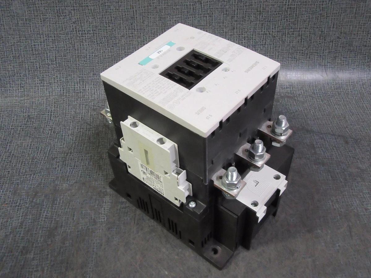 Refurbished SIEMENS SIRIUS CONTACTOR 140 AMP 600V 3 PHASE 110-127V COIL MODEL: 3RT1054-6AF36