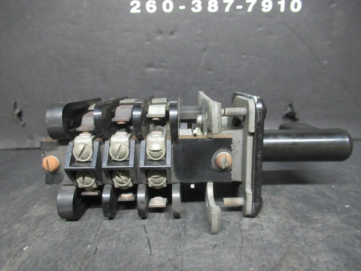 Used GENERAL ELECTRIC ROTARY SWITCH 16SB1CA19X2 AMMETER **WARRANTY INCLUDED**
