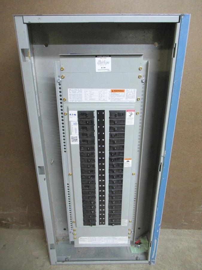 Used EATON POW-R-STOCK SERVICE PANEL EZB2042RBS PRL2A 208/120 VOLT 225 AMP 42-CIRCUIT