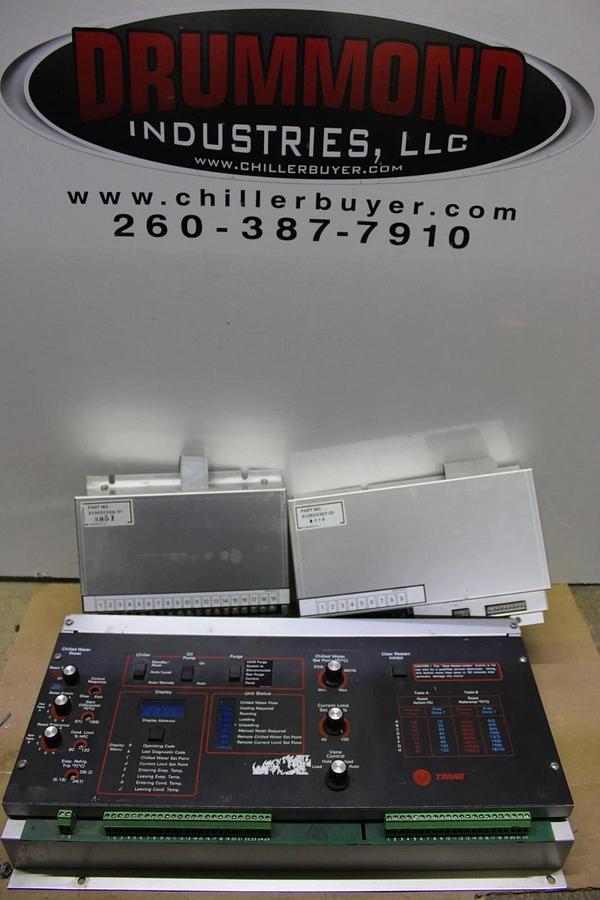 Used TRANE CHILLER CONTROL MODULE X13650345-05 W/ X13650307-01 & X13650344-01