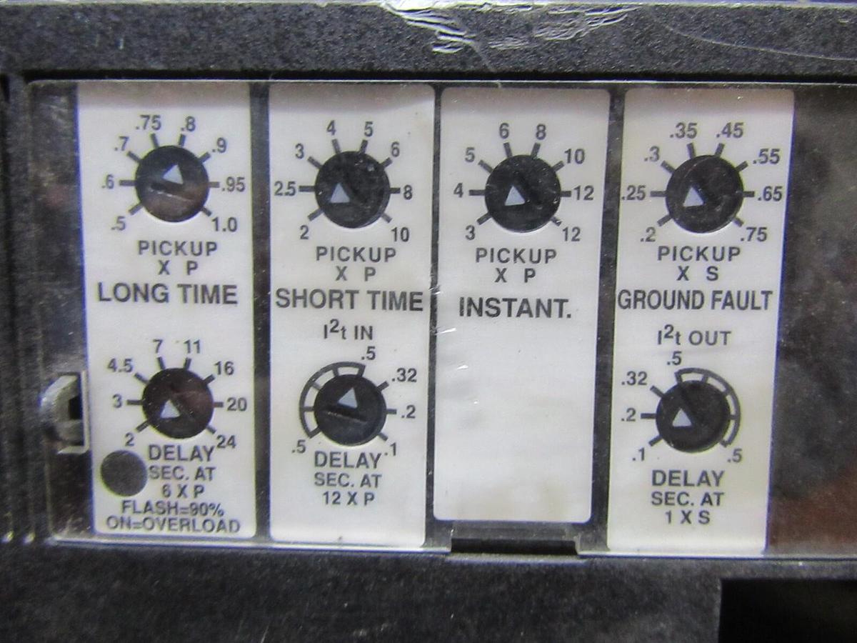 Used SQUARE D CIRCUIT BREAKER NXP361200GMT 1200 AMP 600 VAC 3-POLE W/ ARP100 PLUG