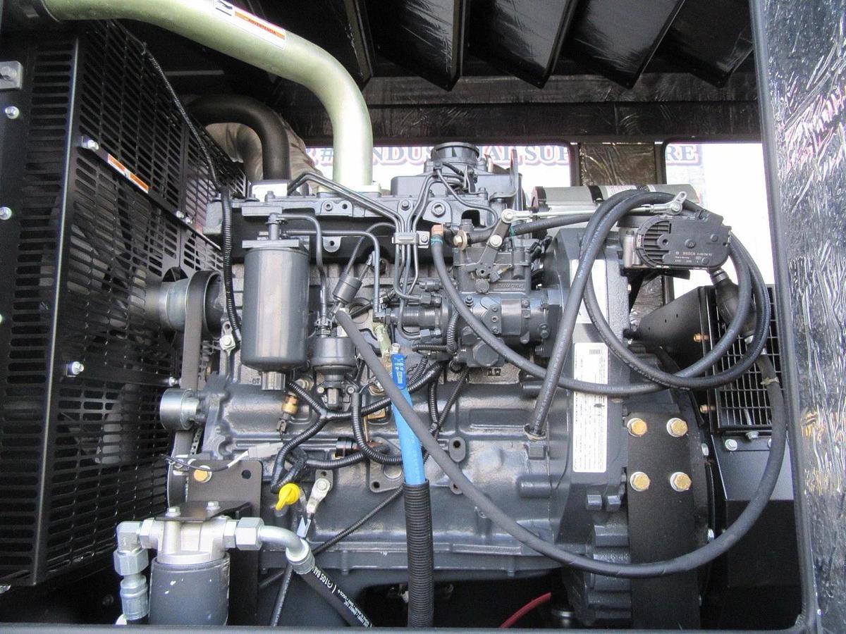 Used 80 KW DIESEL GENERATOR GENERAC 120/240V FPT BRAND NEW SOUND ENCLOSED VIDEO 50 KW