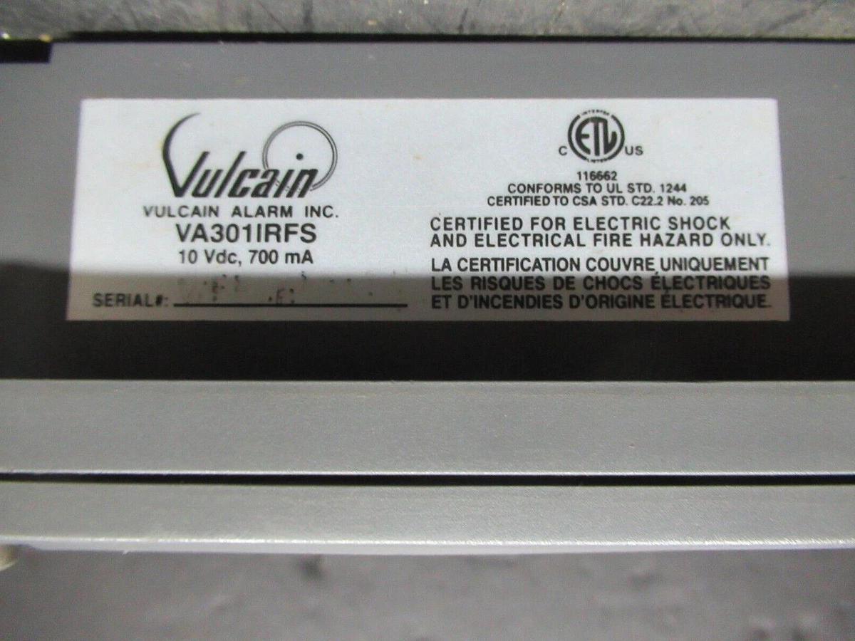 Used VULCAIN GAS DETECTOR MODULE VA301IRFS 10 VDC 700 mA **WARRANTY INCLUDED**