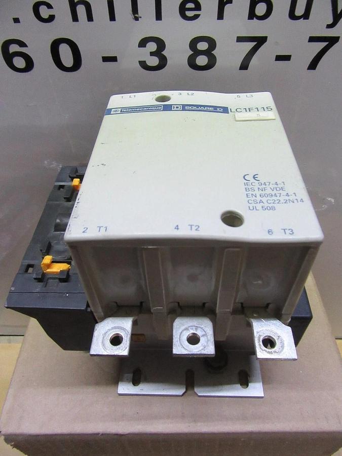 Used TELEMECANIQUE CONTACTOR LC1F115 175 AMP 600 VAC 3-PHASE 100 HP **WARRANTY**