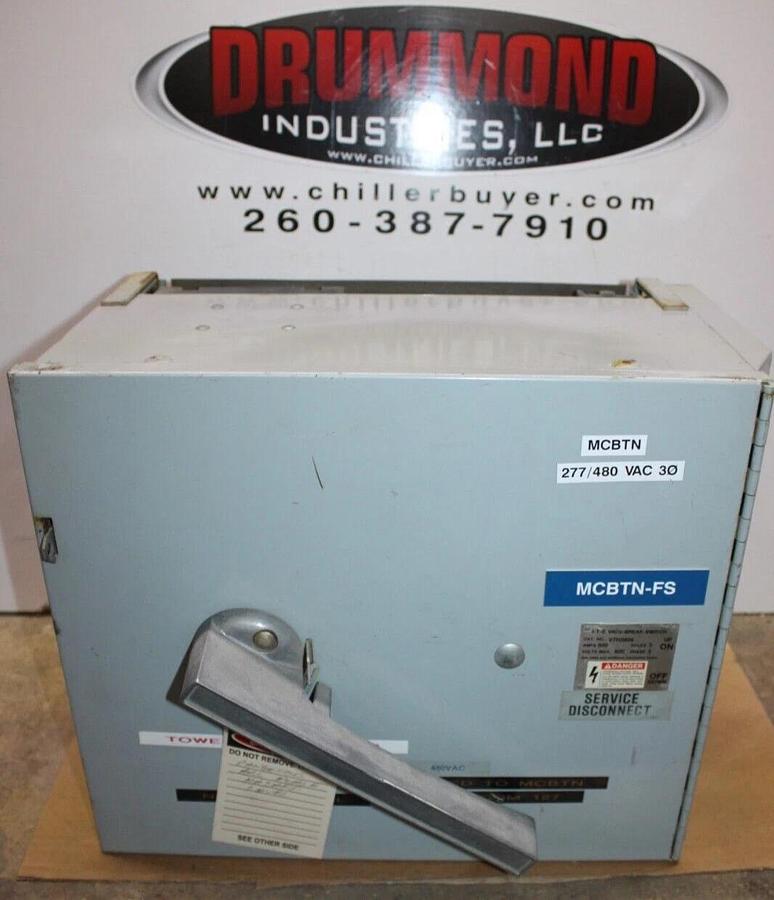 Used ITE VACU-BREAK PANELBOARD DISCONNECT SWITCH V7H3606 600 AMP 600 VAC 3-PHASE