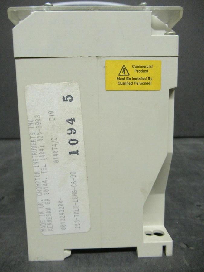 Used CROMPTON PALADIN CURRENT TRANSDUCER MODULE 253-TALU-LHSG-C6-DG 253-TALU