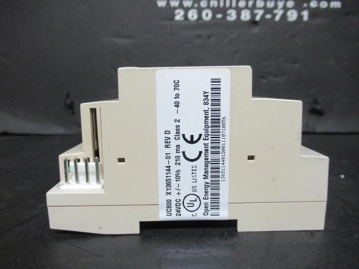 Used TRANE UC800 CHILLER EXPANSION MODULE X13651144-01 REV. D 24 VDC 210 mA