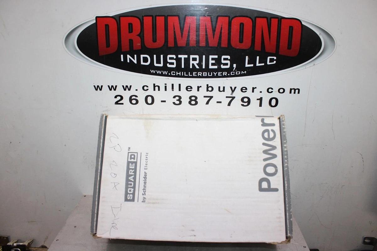 NIB SQUARE D POWERPACT I-LINE CIRCUIT BREAKER BGA24020Y2 20 AMP 480/277V 2-POLE