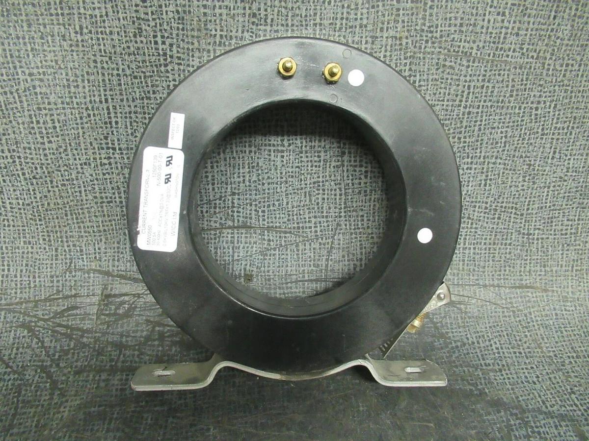 Used WICC CURRENT TRANSFORMER MW0550 500:5 50-400 HZ 0.6 KV **WARRANTY**