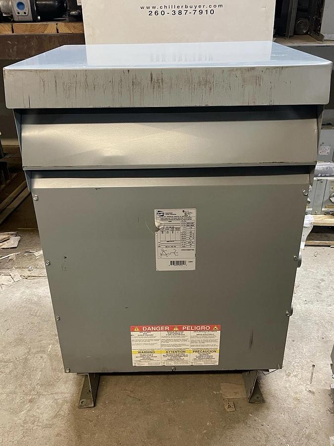 Used 118 KVA HAMMOND TRANSFORMER DM118KK NEMA 3R 480V HIGH 480Y/277V LOW 3-PHASE