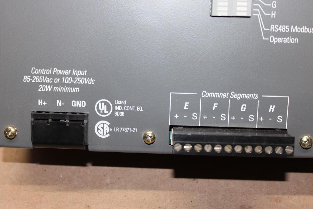 Used GE POWER LEADER MODBUS CONCENTRATOR PLZOOMG01 265VAC 250VDC 20 WATT