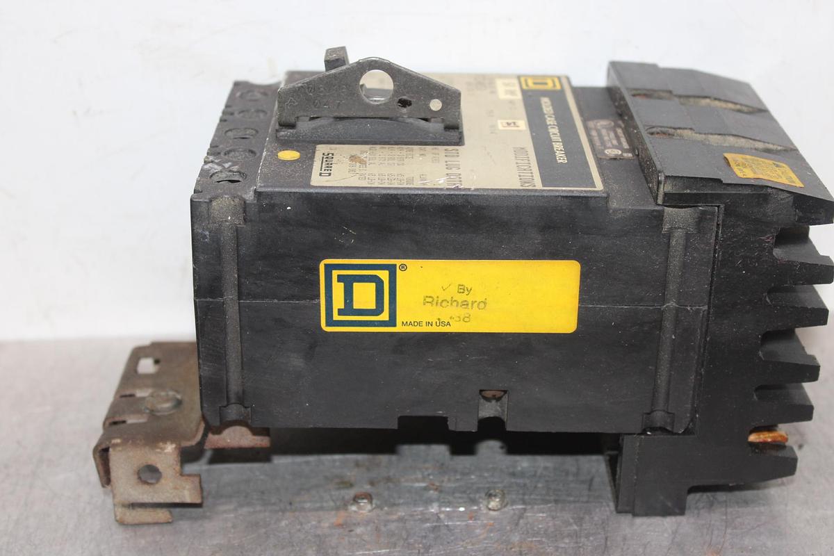 Used SQUARE D I-LINE CIRCUIT BREAKER KC34225 SERIES 2 225 AMP 480 VAC 3-POLE