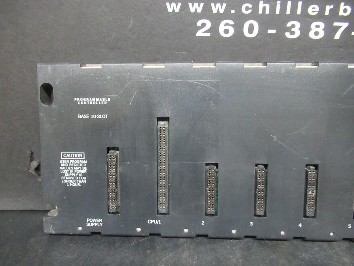 Used GE FANUC PROGRAMMABLE 10 SLOT BASE IC693CHS391G **WARRANTY INCLUDED**
