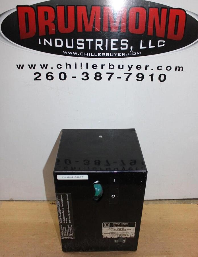 Used SQUARE D ELECTRICAL OPERATOR PAM02 FRAME 73X 120 VAC 7 AMP 1/3 HP *WARRANTY*