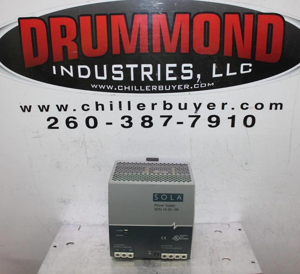 Used SOLA POWER SUPPLY SDN10-24-100 115/230 VAC 6 AMP 031-44292 *WARRANTY*