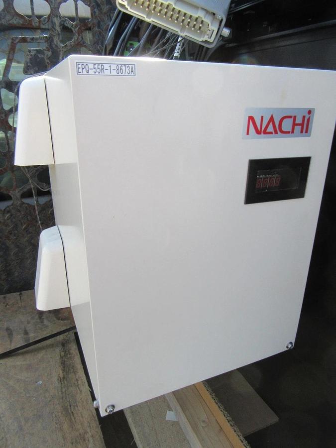 Used SANMOTION SERVO VARIABLE NACHI HYDRAULIC POWER UNIT PVS-2B PUMP 7.5 HP (5.5 KW)