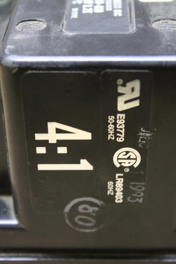 Used INSTRUMENT TRANSFORMER 460-480 150 VA PRI: 480V RATIO: 4:1 0.6 WATT