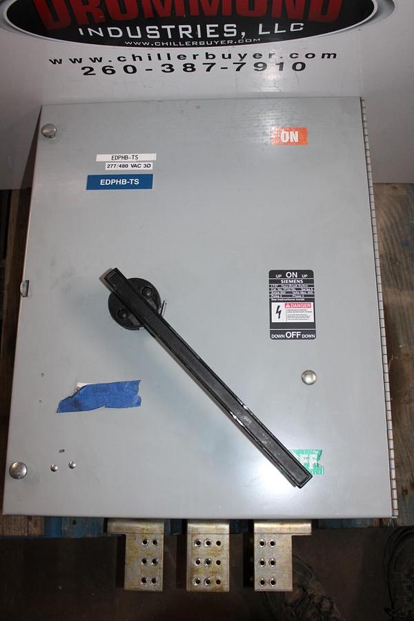 Used SIEMENS VACU-BREAK PANELBOARD DISCONNECT SWITCH VF357BL 800 AMP 600 VAC 3-PHASE