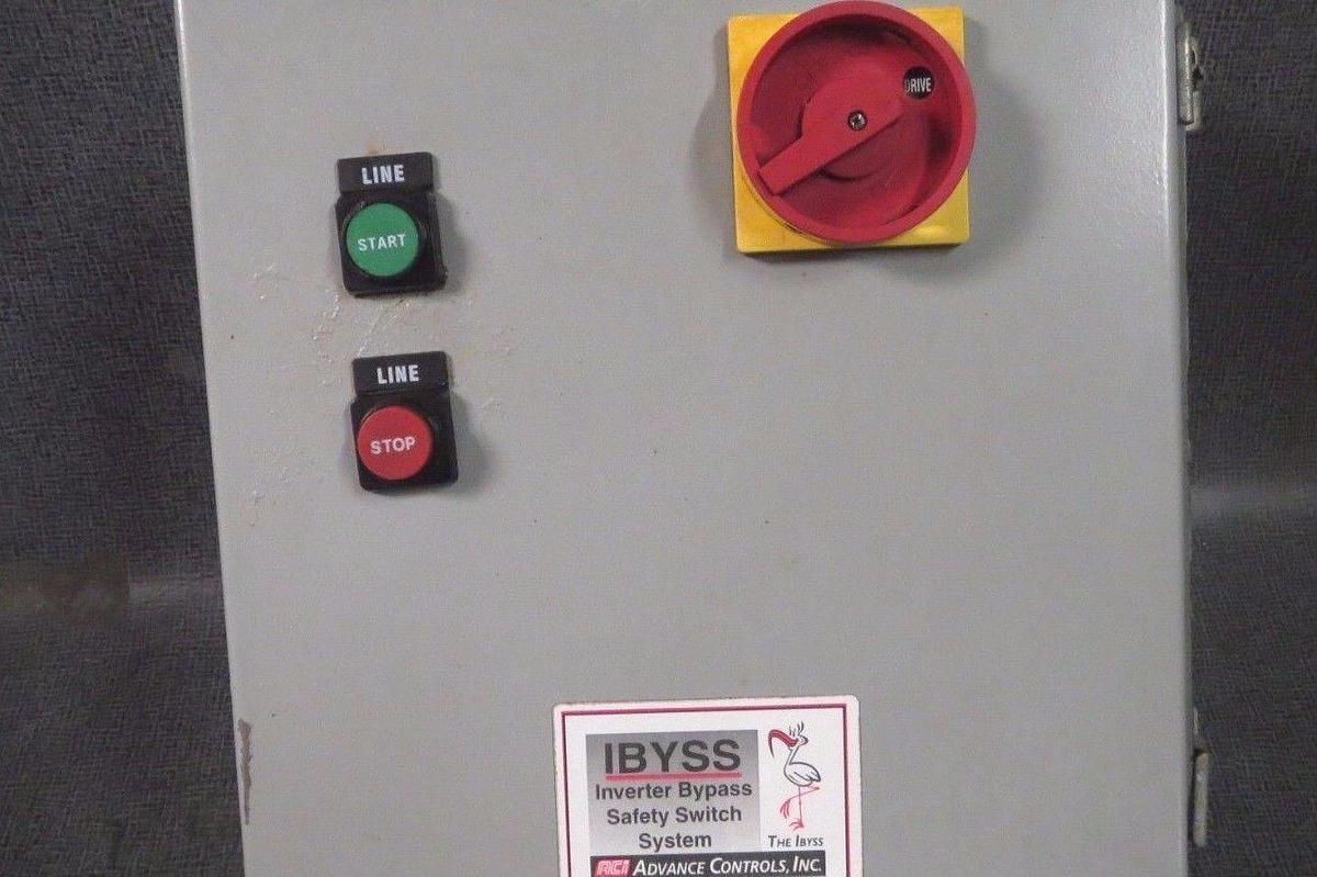 Used ADVANCED CONTROLS VARIABLE FREQUENCY BYPASS 20 HP 480V IBYSS AC03284080-480T12