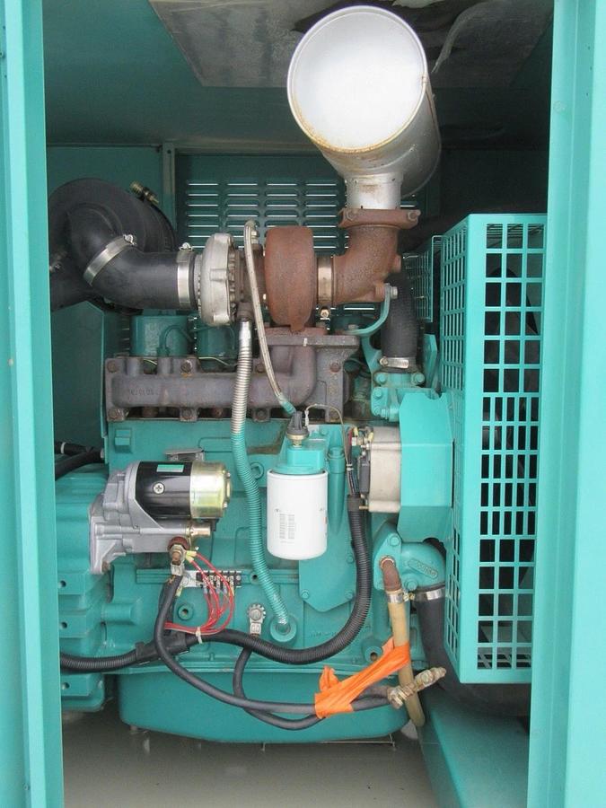 Used 40 KW 50 KW DIESEL GENERATOR CUMMINS 120/240V B3.9-G1 RECONNECTABLE VIDEO
