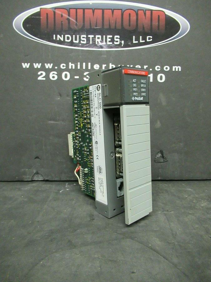 Used (RED) ALLEN BRADLEY SLC 500 DH485/RS232C INTERFACE MODULE 1747-KE SER. C FRN. 4